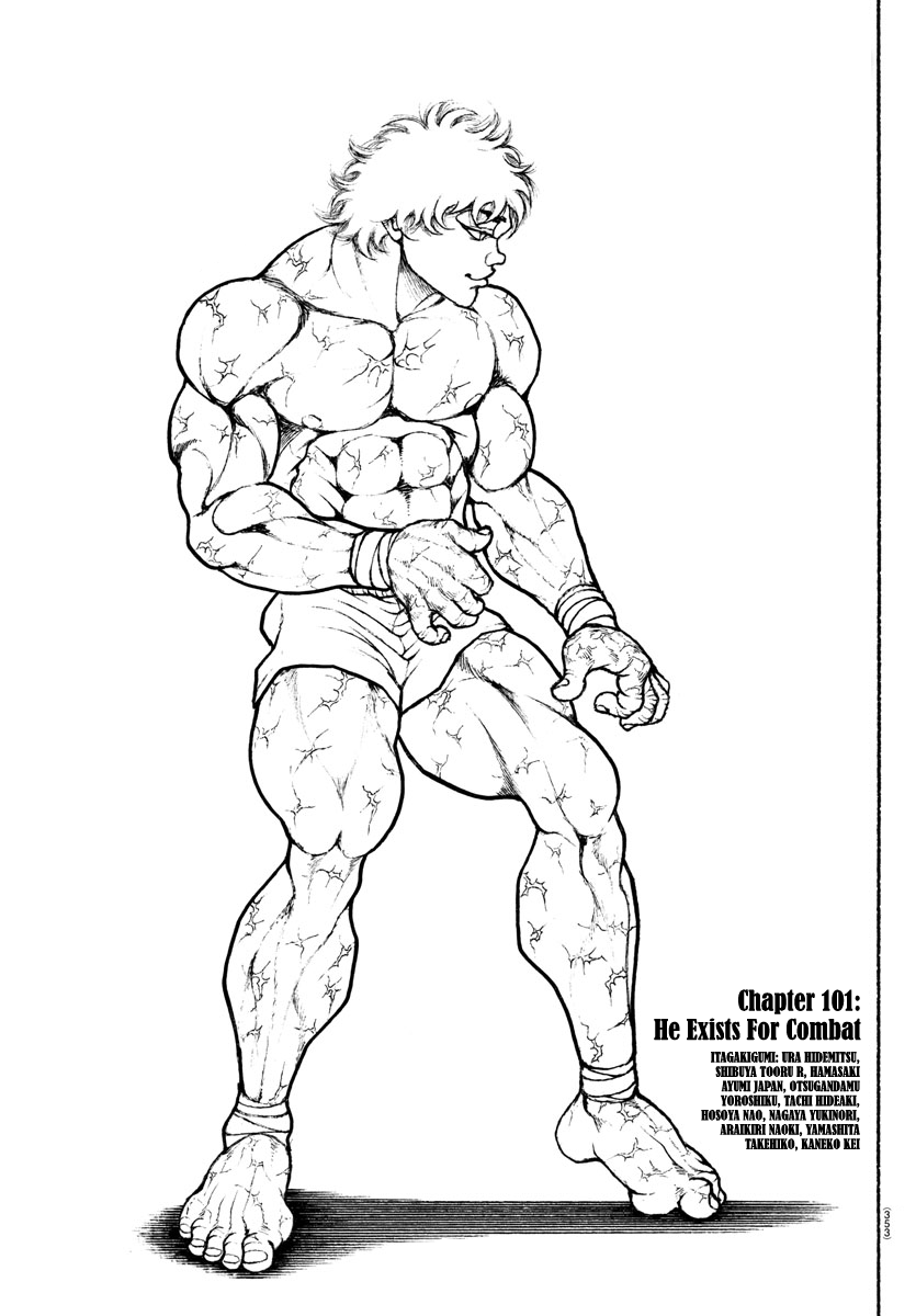 Baki-Dou (2018) Chapter 101 page 1 - Chapter 101: He Exists for Combat