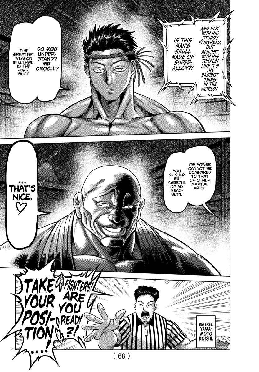 Baki-Dou (2018) Chapter 107.5 page 22 - Chapter 107.5: Baki x Kengan Omega Special Tribute