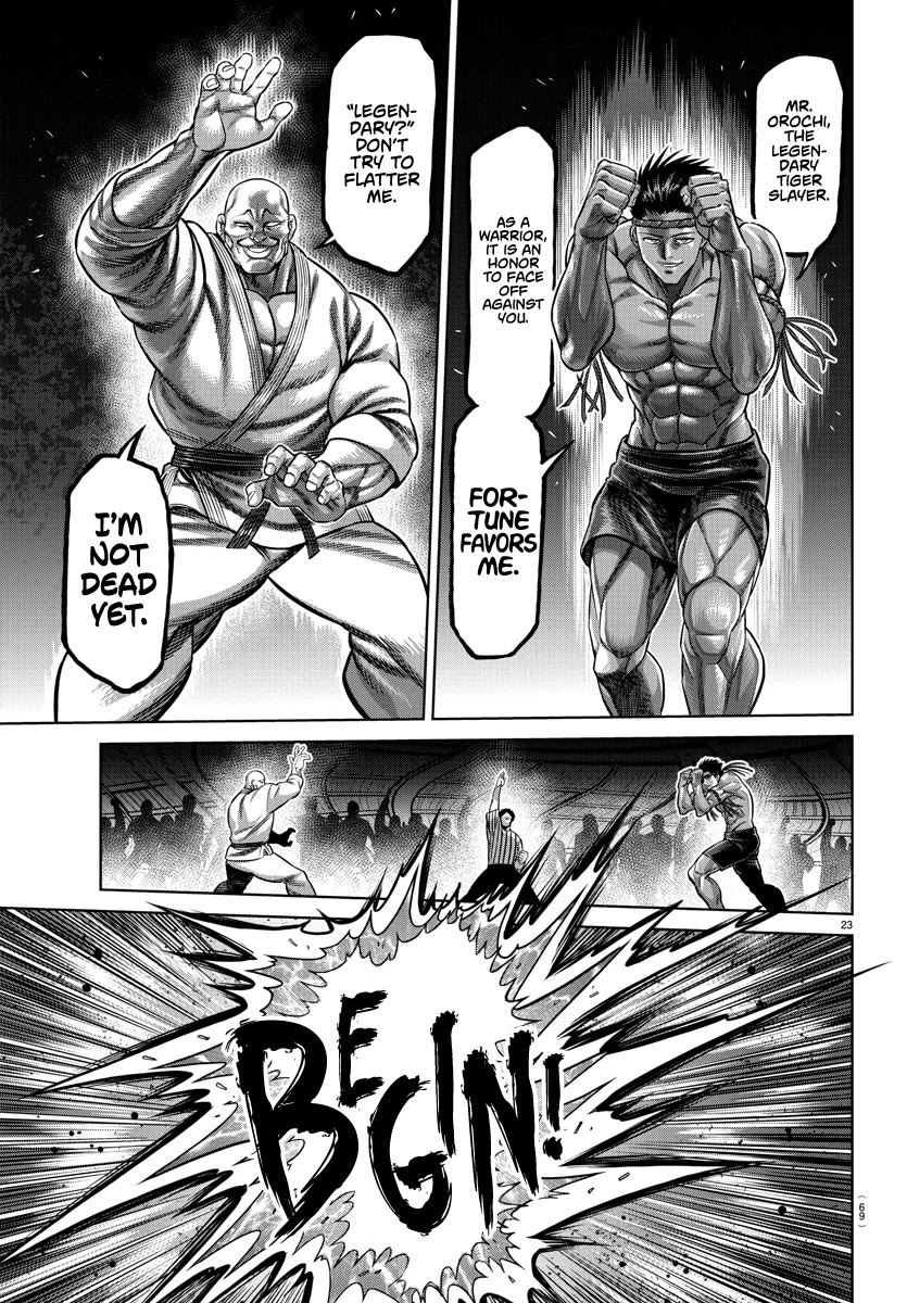 Baki-Dou (2018) Chapter 107.5 page 23 - Chapter 107.5: Baki x Kengan Omega Special Tribute