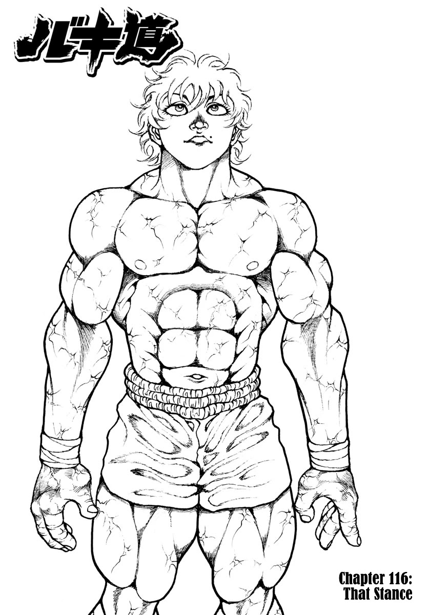 Baki-Dou (2018) Chapter 116 page 1 - Chapter 116: That Stance