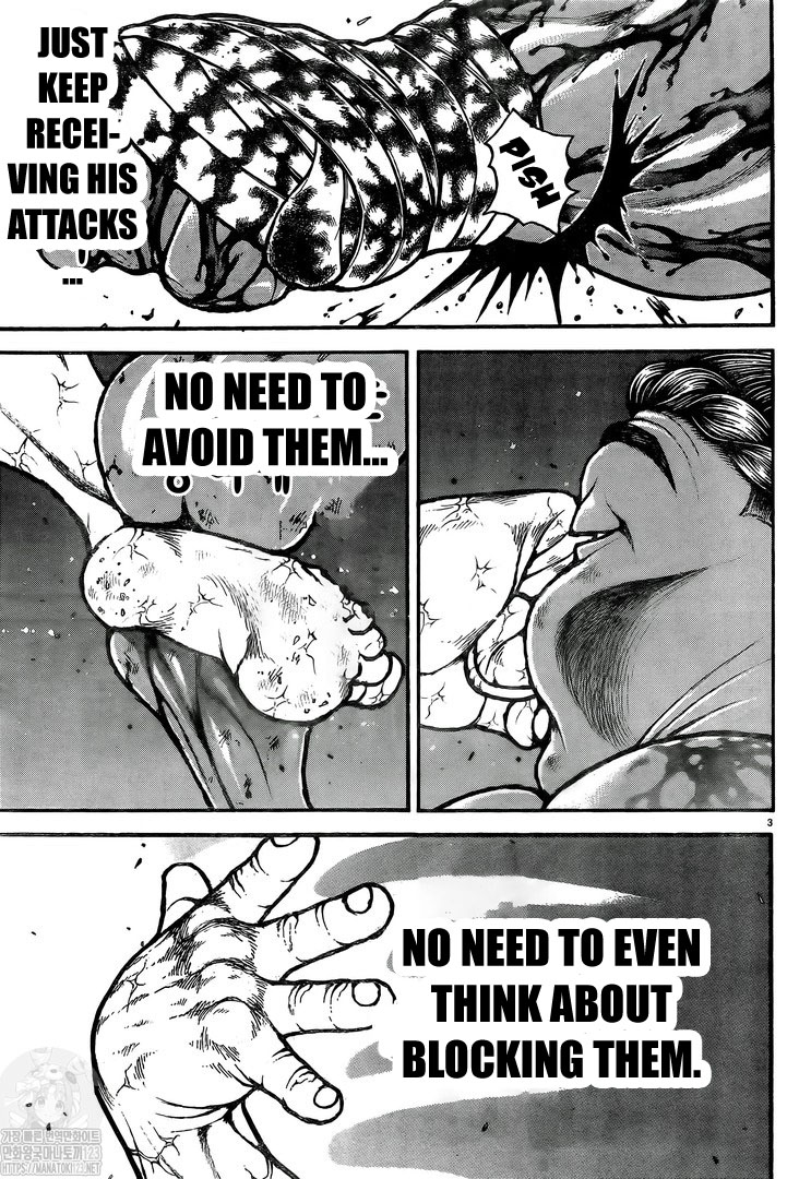 Baki-Dou (2018) Chapter 119 page 3 - Chapter 119: An Obsolete Combat Move
