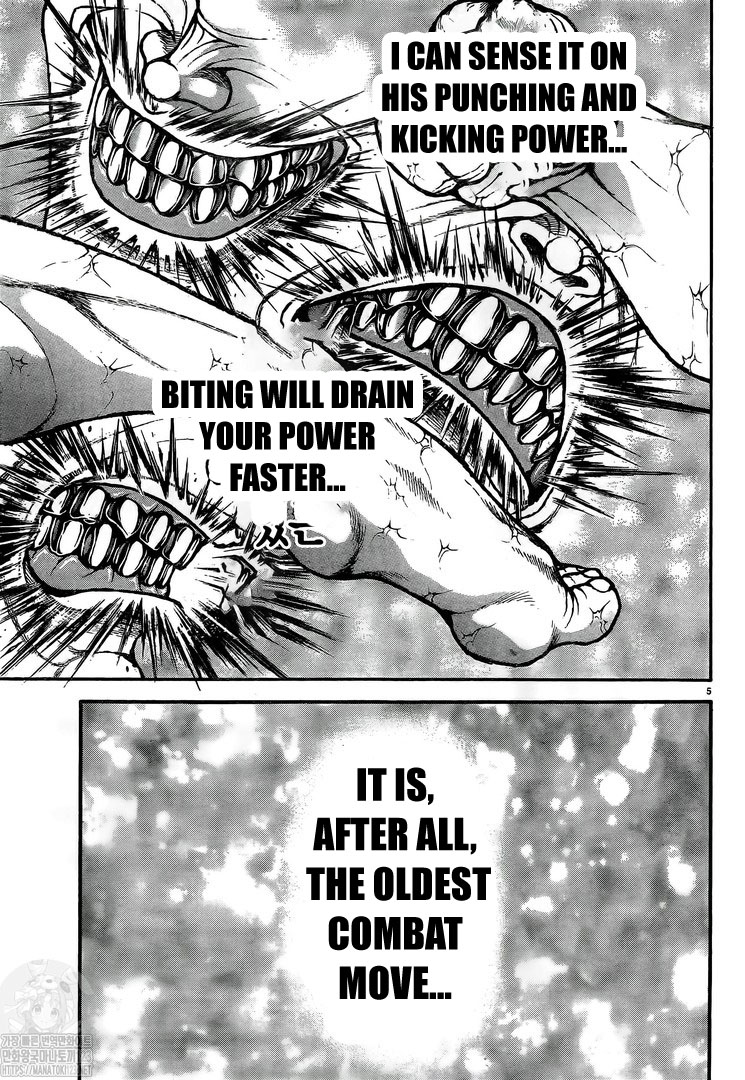 Baki-Dou (2018) Chapter 119 page 5 - Chapter 119: An Obsolete Combat Move