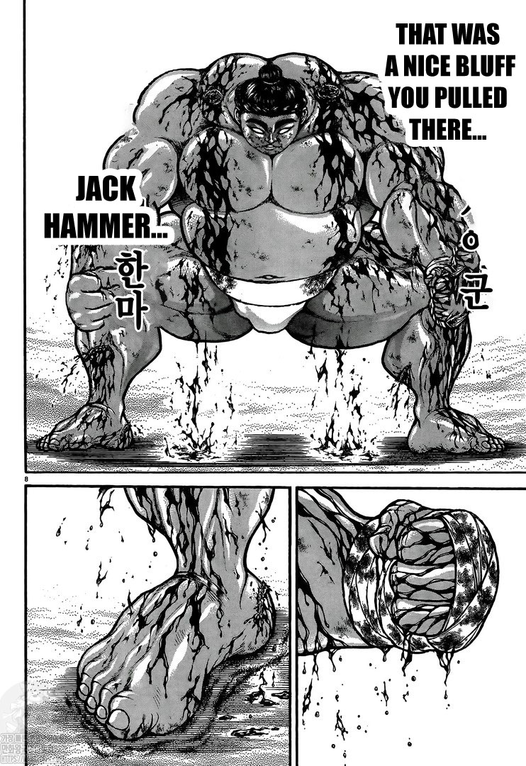 Baki-Dou (2018) Chapter 119 page 8 - Chapter 119: An Obsolete Combat Move