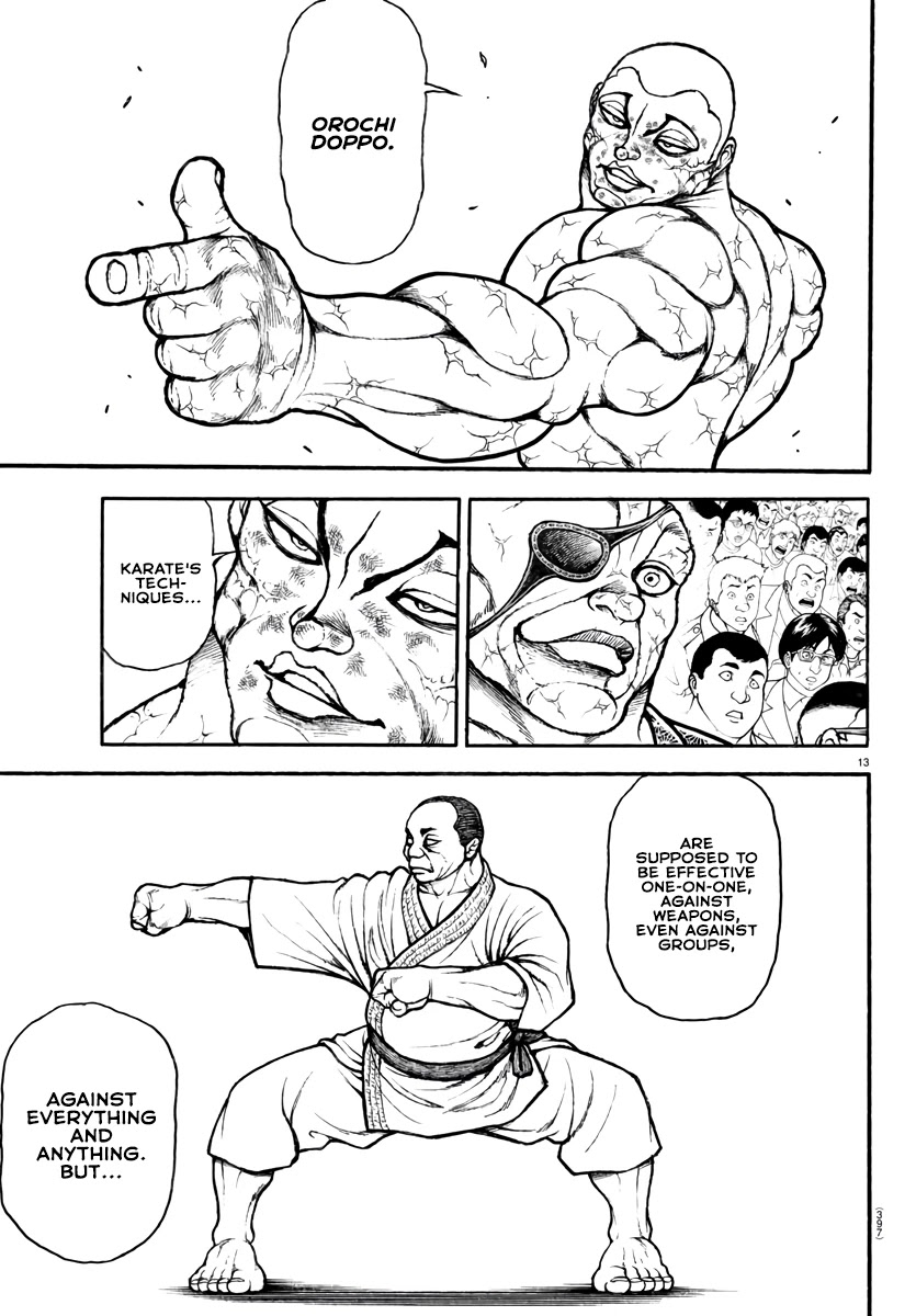 Baki-Dou (2018) Chapter 122 page 13 - Chapter 122: Their Biggest Weakness