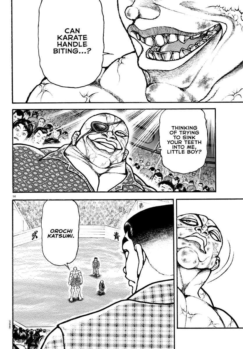 Baki-Dou (2018) Chapter 122 page 14 - Chapter 122: Their Biggest Weakness