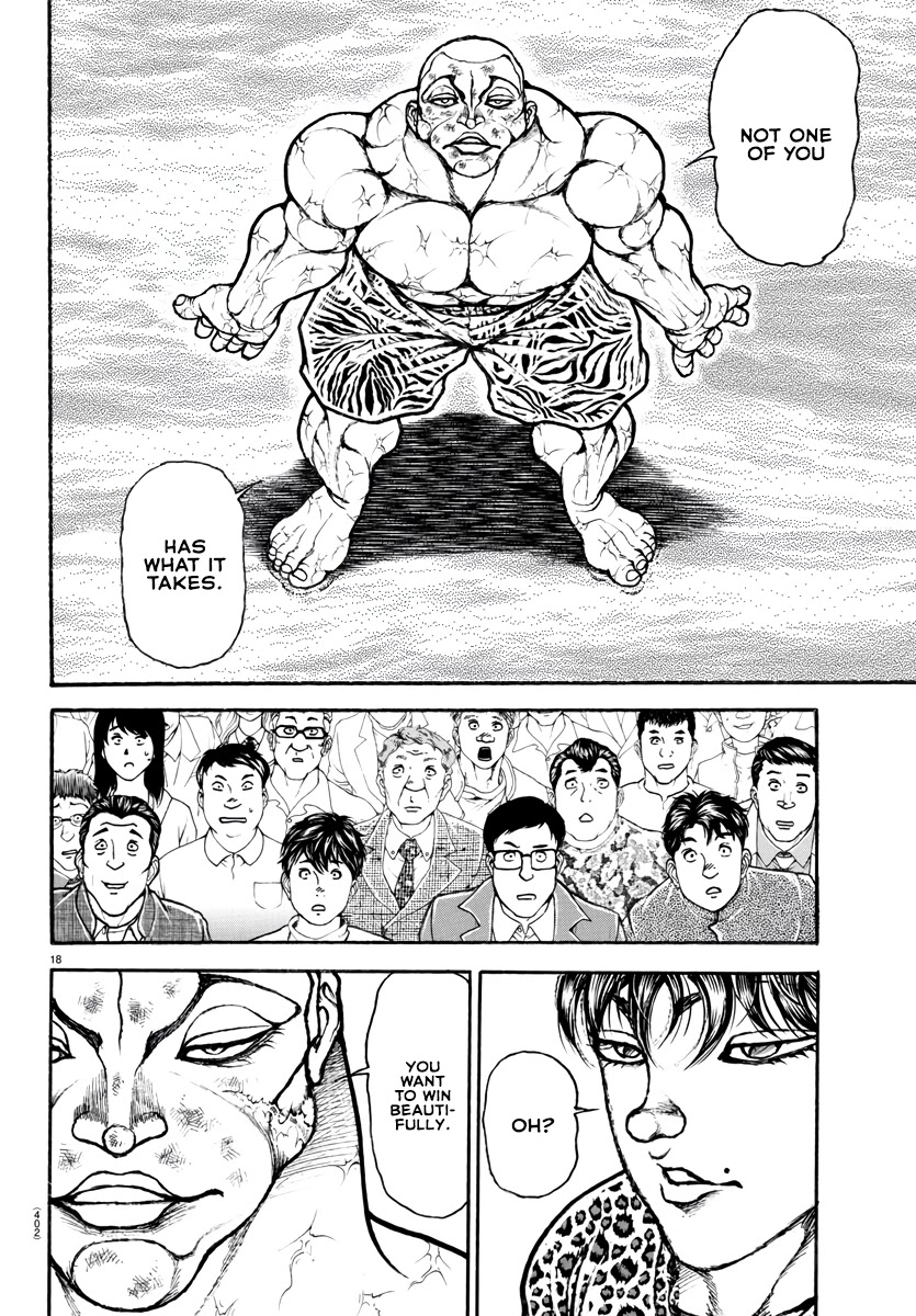 Baki-Dou (2018) Chapter 122 page 18 - Chapter 122: Their Biggest Weakness