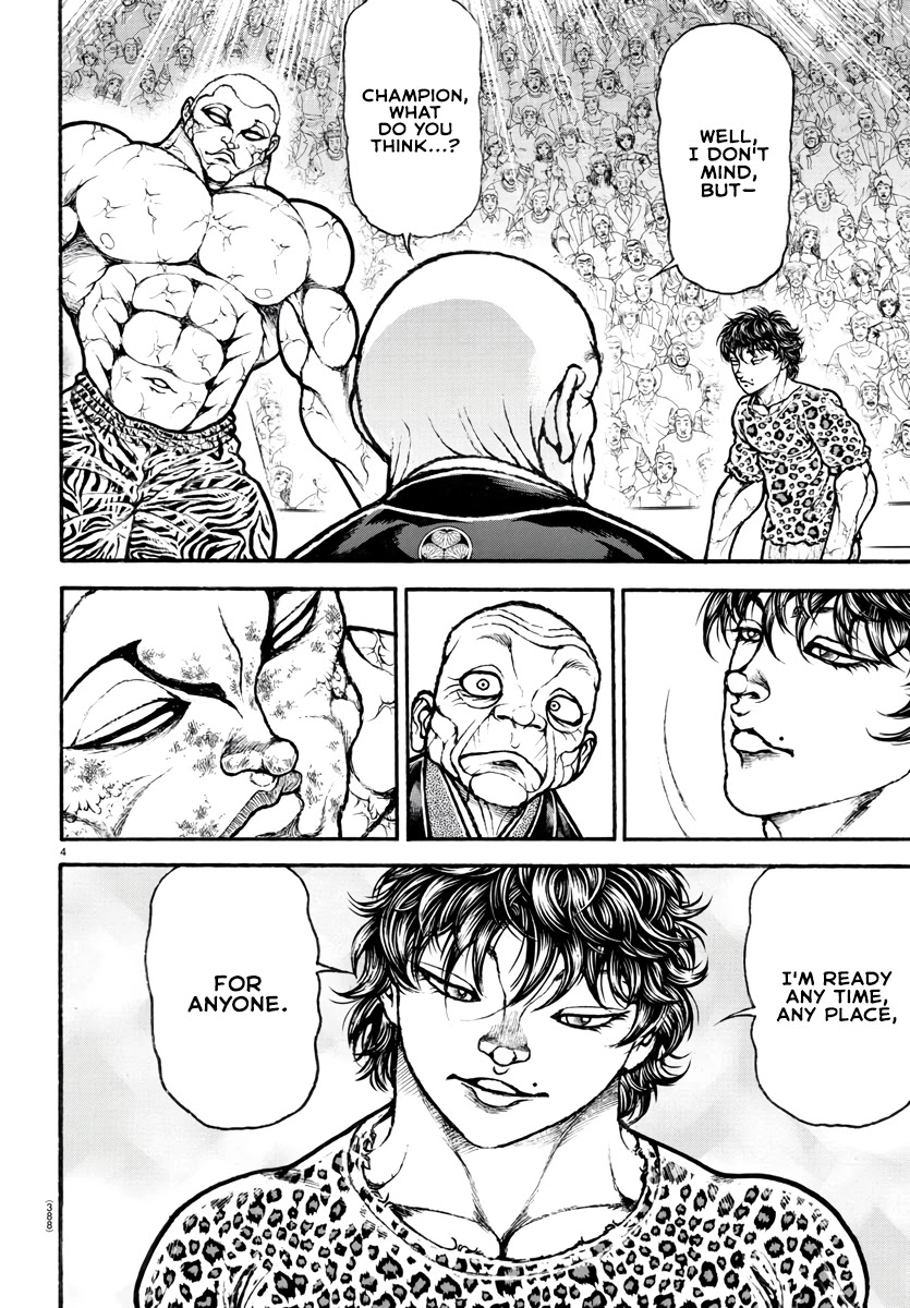 Baki-Dou (2018) Chapter 122 page 4 - Chapter 122: Their Biggest Weakness