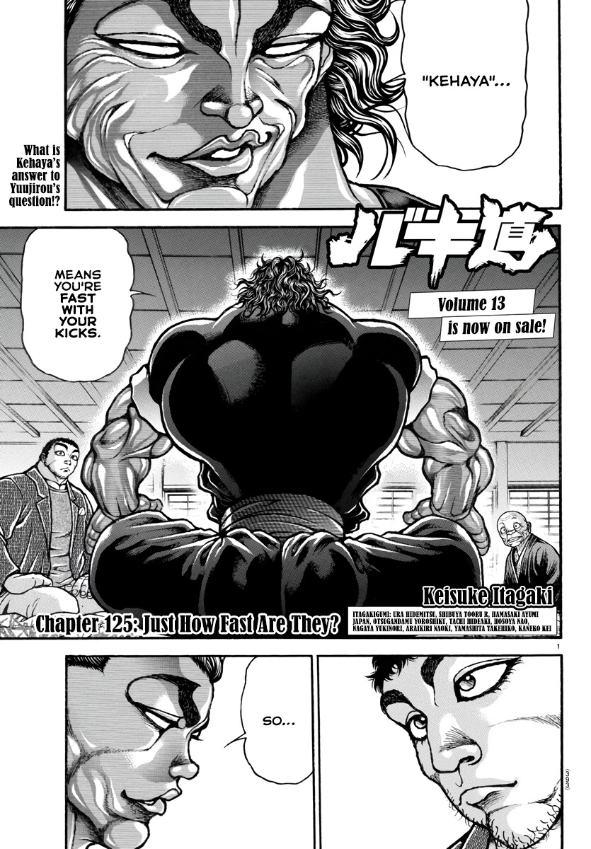 Baki-Dou (2018) Chapter 125 page 1 - Chapter 125: Just How Fast Are They?