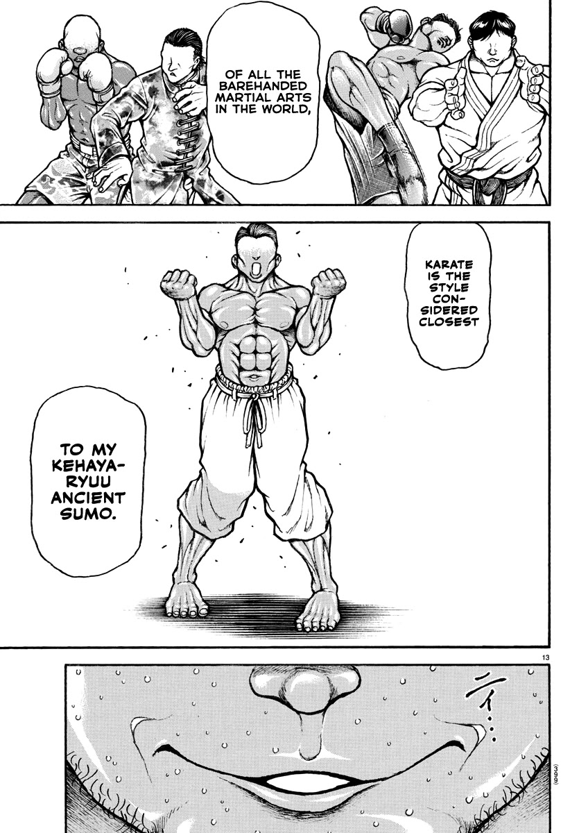 Baki-Dou (2018) Chapter 131 page 12 - Chapter 131: Kehaya-ryuu and Karate