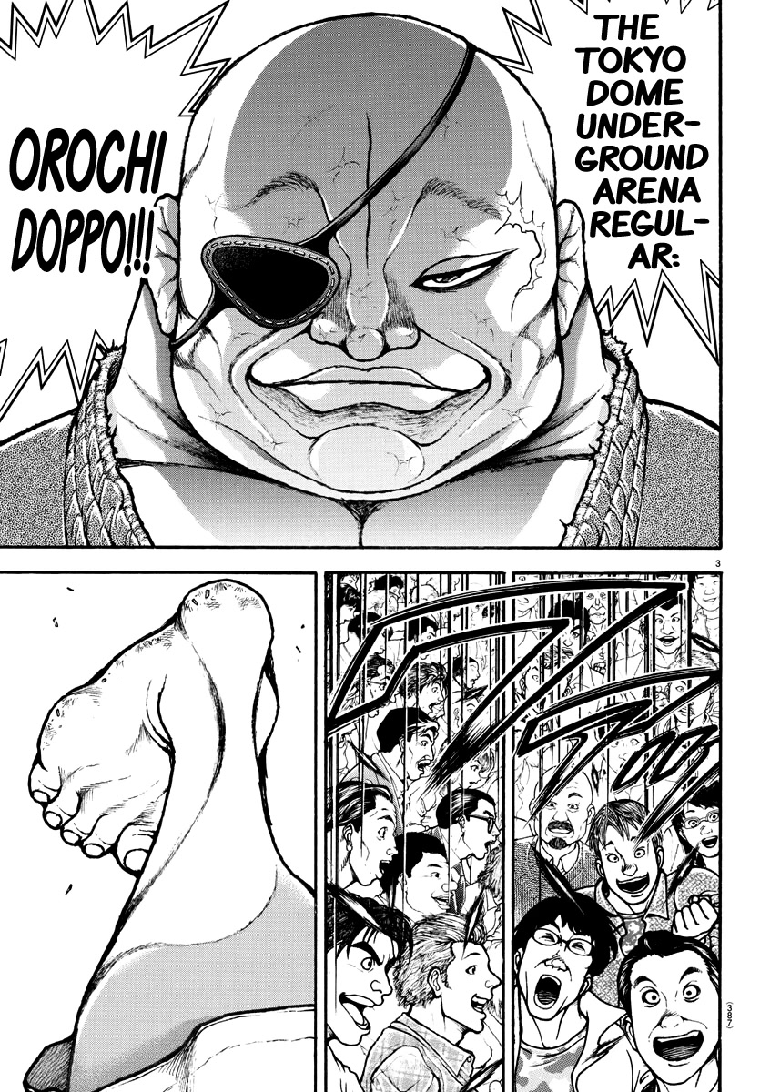 Baki-Dou (2018) Chapter 132 page 3 - Chapter 132: Ancient Sumo vs Karate