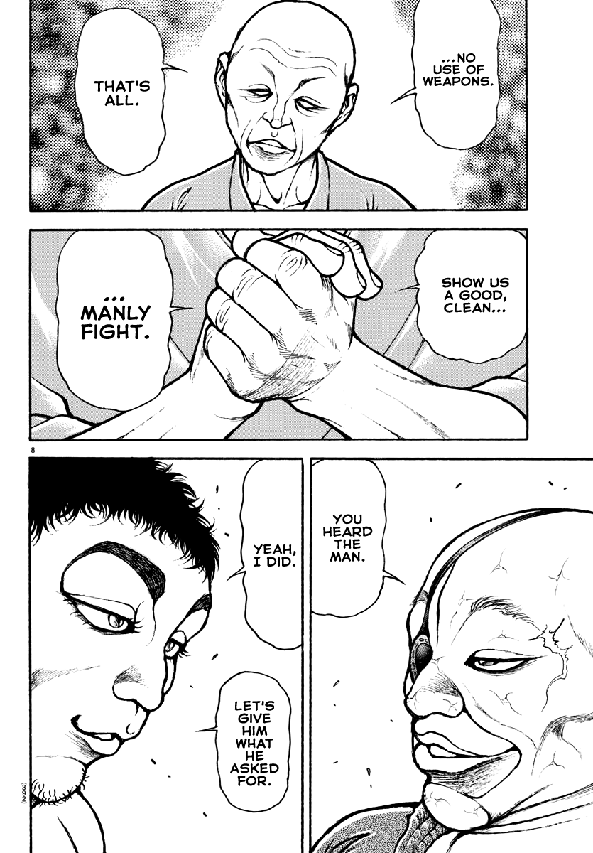 Baki-Dou (2018) Chapter 132 page 8 - Chapter 132: Ancient Sumo vs Karate
