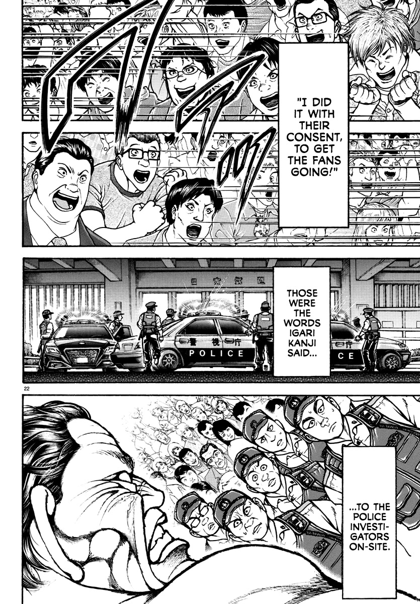 Baki-Dou (2018) Chapter 133.5 page 23 - Chapter 133.5: Igari Kanji is Forever!