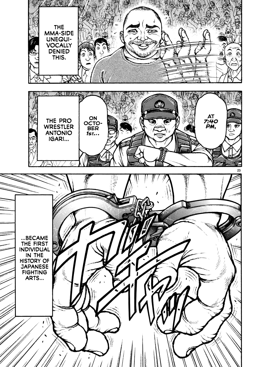 Baki-Dou (2018) Chapter 133.5 page 24 - Chapter 133.5: Igari Kanji is Forever!