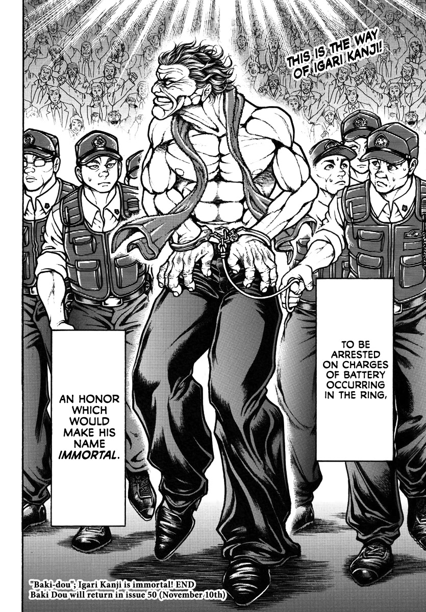 Baki-Dou (2018) Chapter 133.5 page 25 - Chapter 133.5: Igari Kanji is Forever!