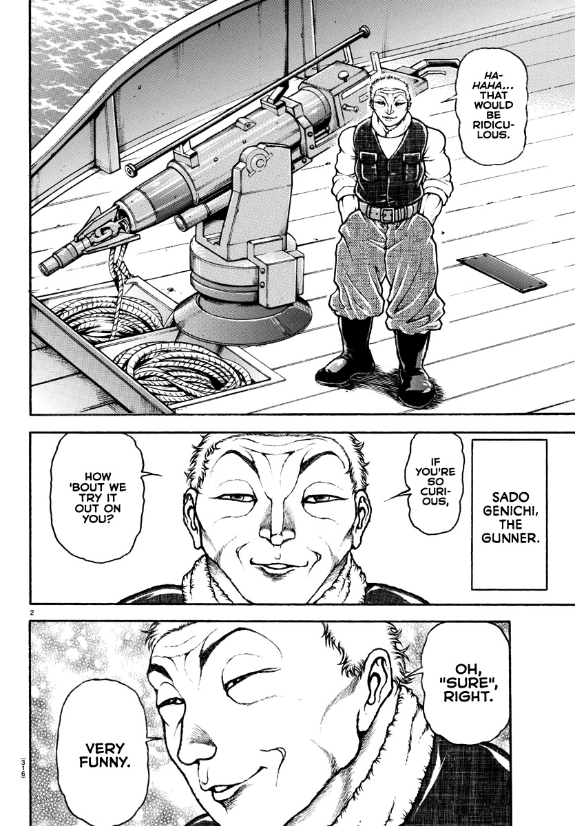 Baki-Dou (2018) Chapter 136 page 2 - Chapter 136: The Whaling Harpoon