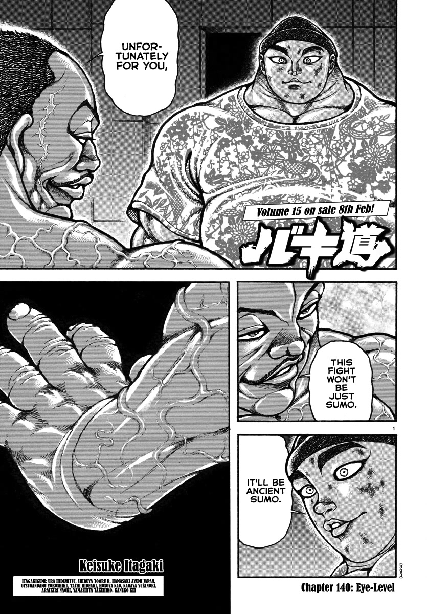 Baki-Dou (2018) Chapter 140 page 1 - Chapter 140: Eye-Level