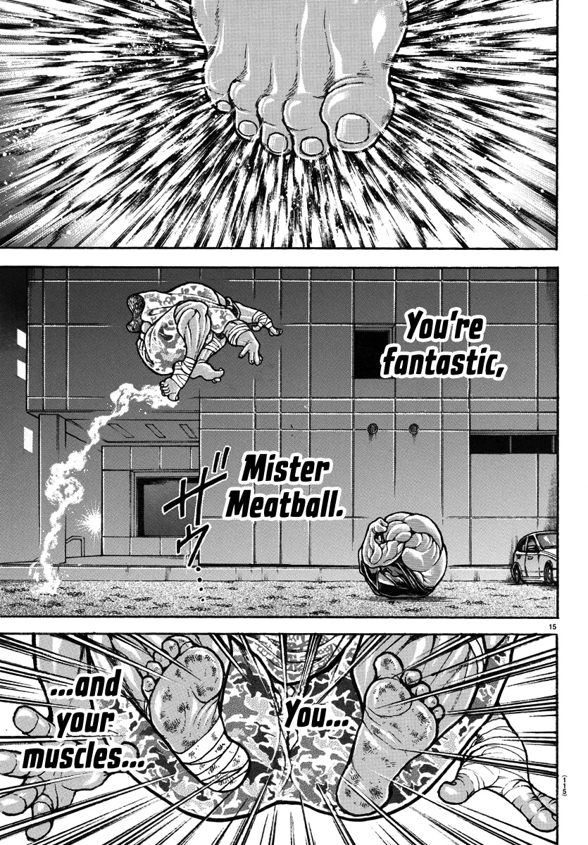 Baki-Dou (2018) Chapter 141 page 15 - Chapter 141: His Most Muscular Pose