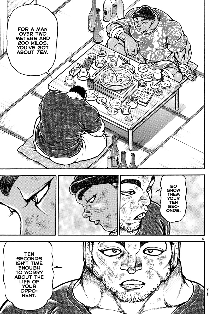Baki-Dou (2018) Chapter 144 page 13 - Chapter 144: The Limit for Going All-Out
