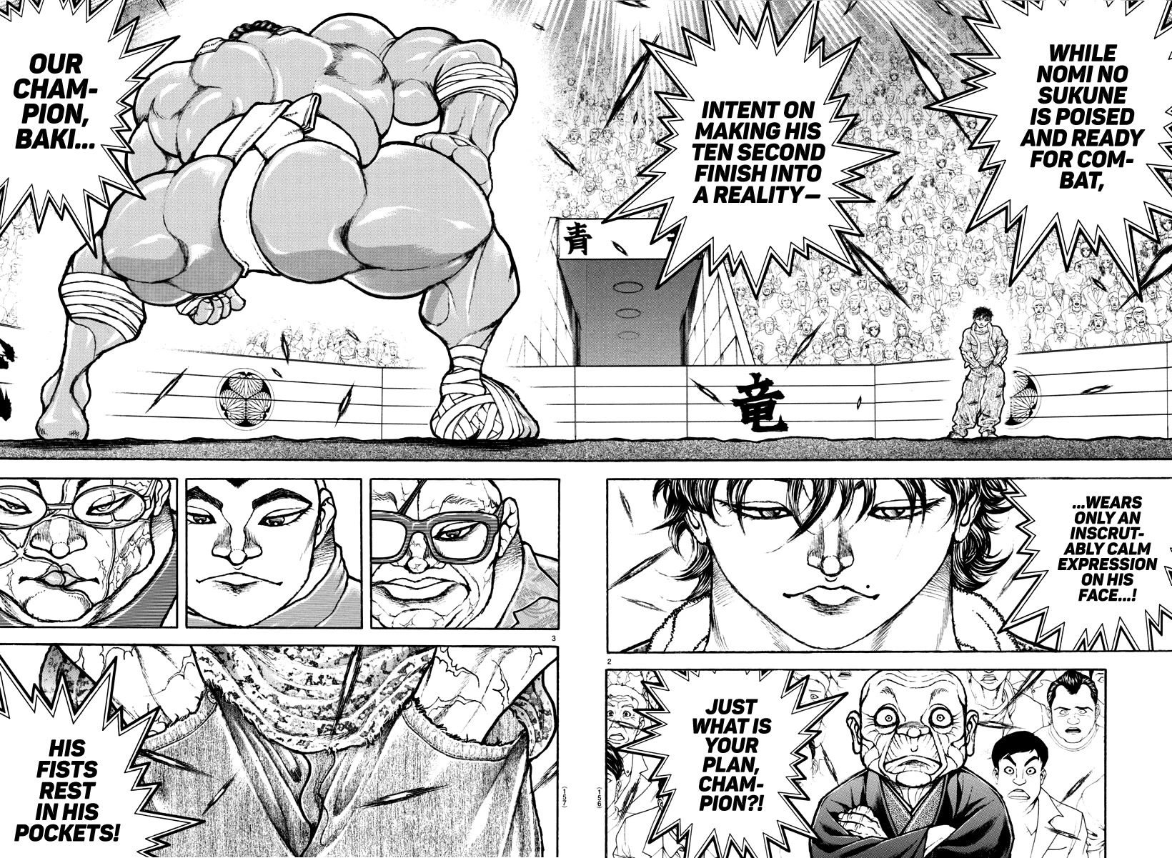 Baki-Dou (2018) Chapter 147 page 3 - Chapter 147: Ten Seconds