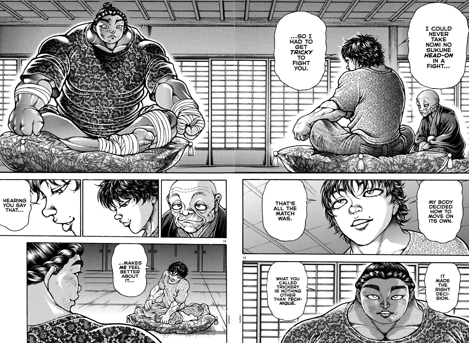 Baki-Dou (2018) Chapter 148 page 12 - Chapter 148: The End of the Fight with Sumo