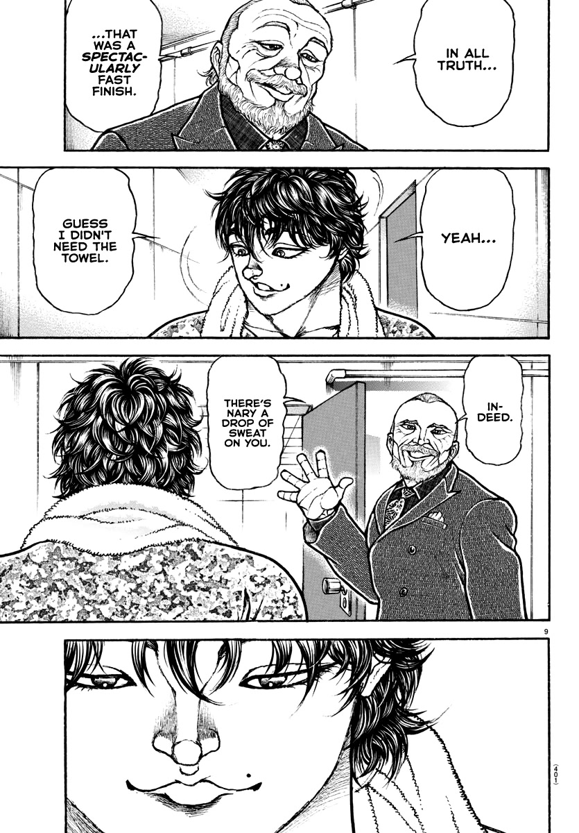 Baki-Dou (2018) Chapter 148 page 9 - Chapter 148: The End of the Fight with Sumo