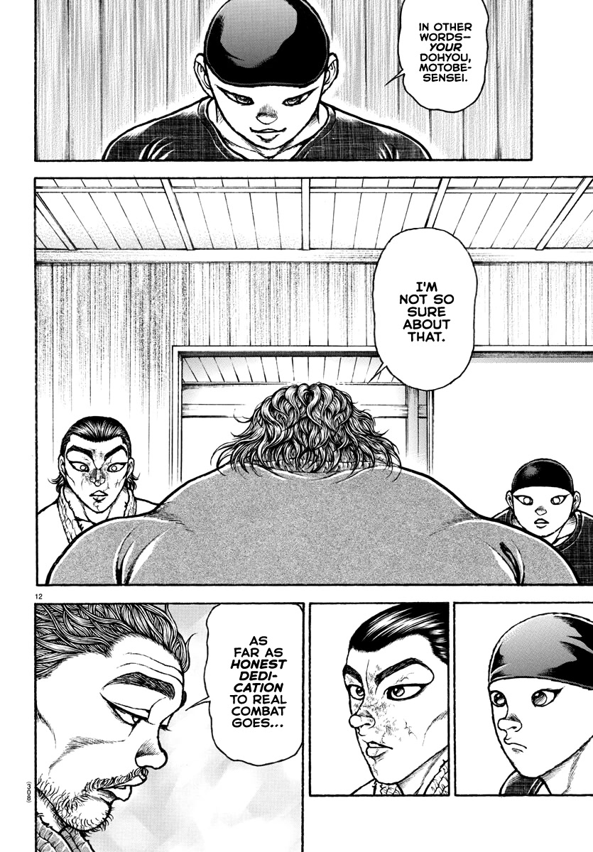 Baki-Dou (2018) Chapter 149 page 12 - Chapter 149: The Martial Arts World's Sense of Real Fights