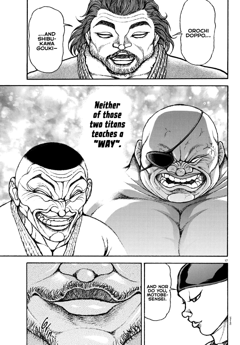 Baki-Dou (2018) Chapter 149 page 17 - Chapter 149: The Martial Arts World's Sense of Real Fights