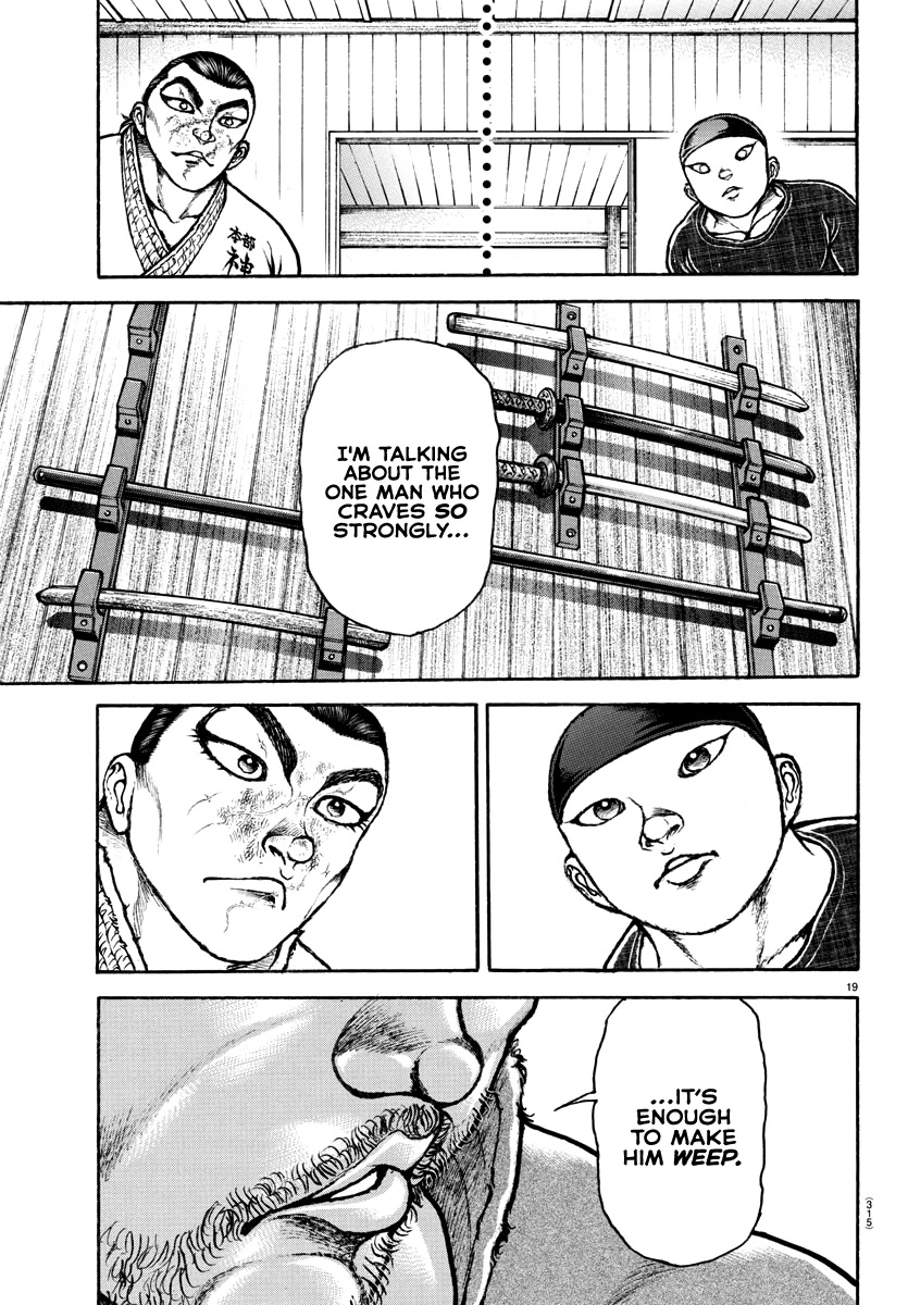 Baki-Dou (2018) Chapter 149 page 19 - Chapter 149: The Martial Arts World's Sense of Real Fights
