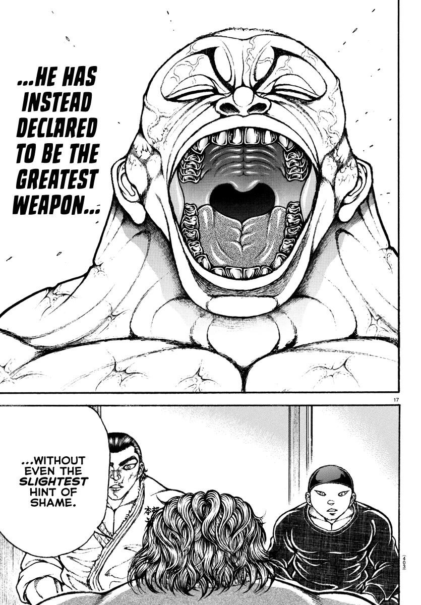 Baki-Dou (2018) Chapter 150 page 17 - Chapter 150: Chomp