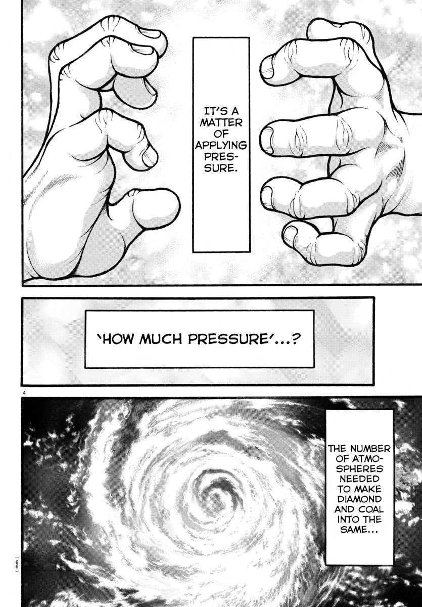 Baki-Dou (2018) Chapter 17 page 4 - Chapter 17: A Grip Strength of One Hundred Thousand Atmospheres