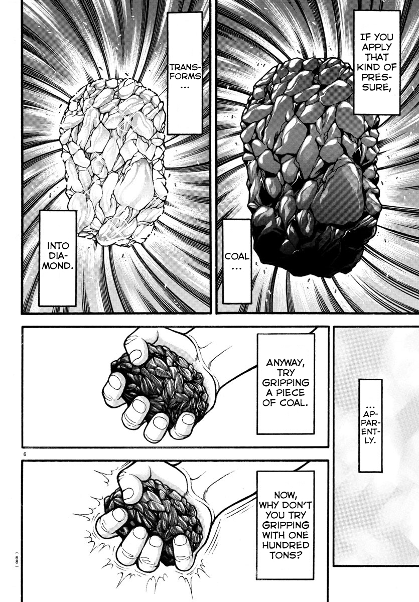 Baki-Dou (2018) Chapter 17 page 6 - Chapter 17: A Grip Strength of One Hundred Thousand Atmospheres