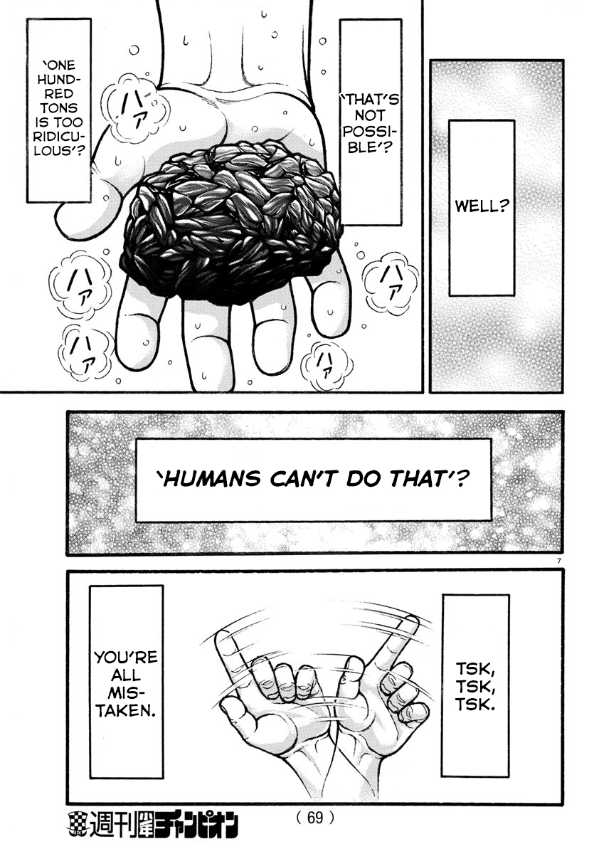 Baki-Dou (2018) Chapter 17 page 7 - Chapter 17: A Grip Strength of One Hundred Thousand Atmospheres