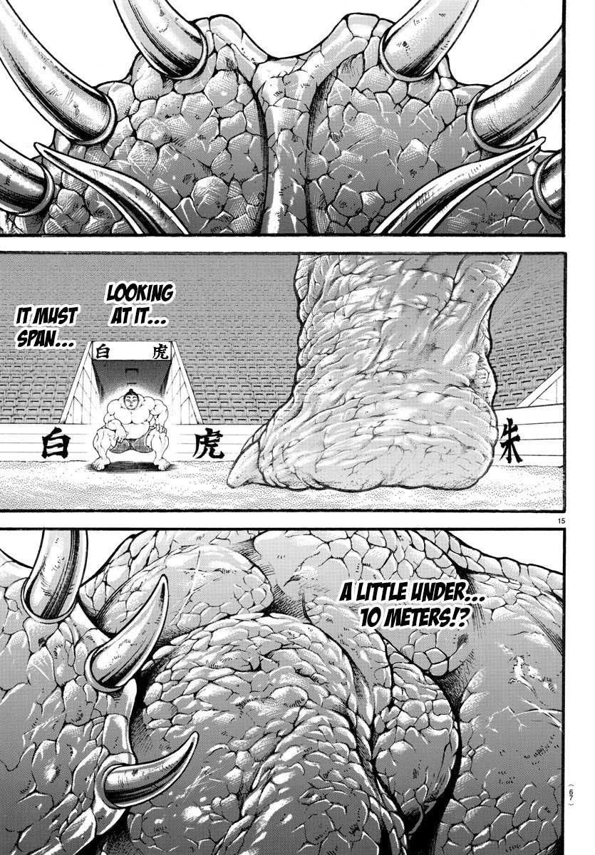 Baki-Dou (2018) Chapter 31 page 14 - Chapter 31: Triceratops Fist