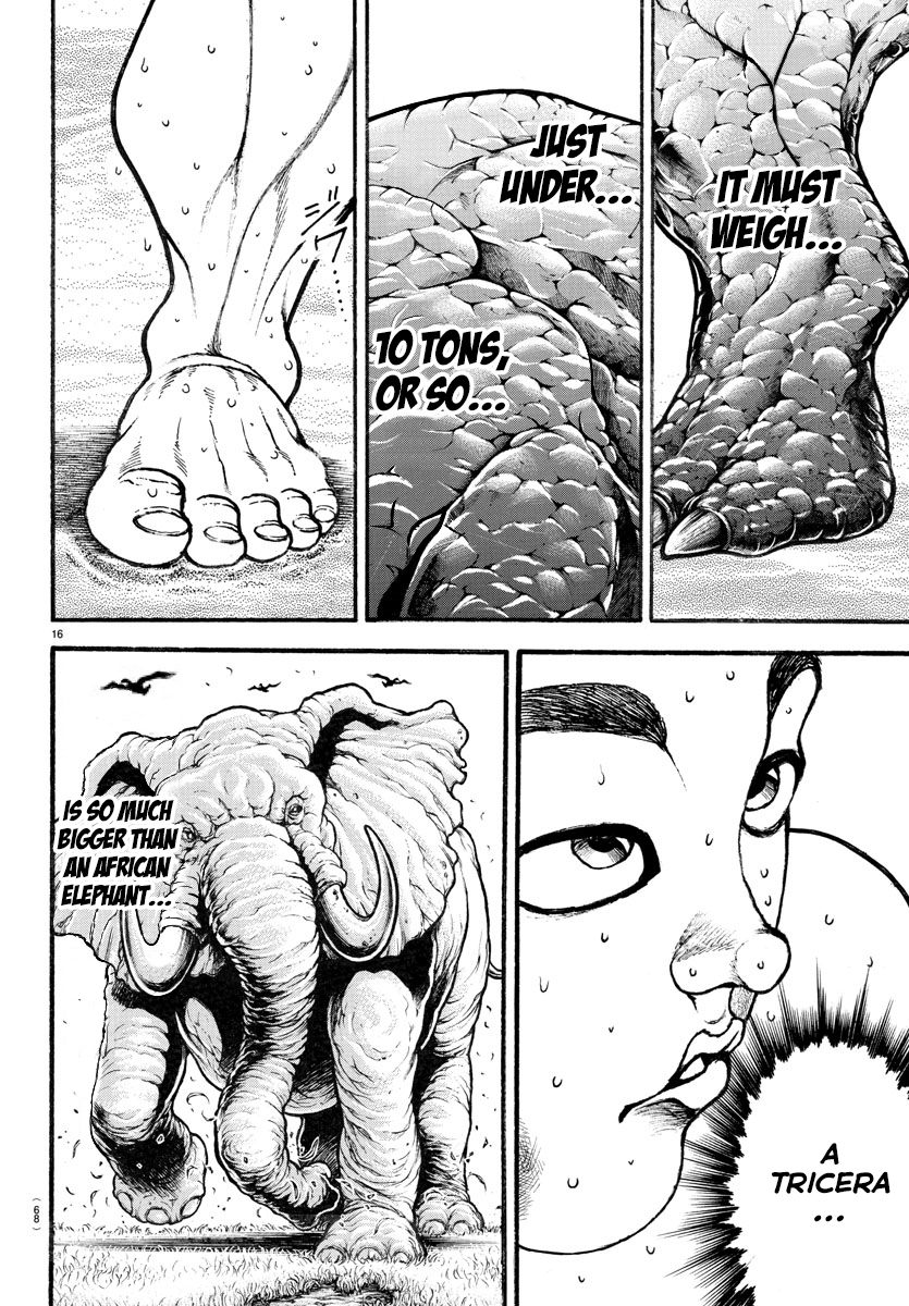 Baki-Dou (2018) Chapter 31 page 15 - Chapter 31: Triceratops Fist