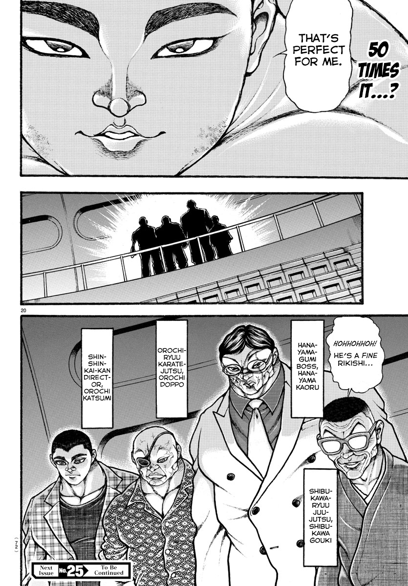 Baki-Dou (2018) Chapter 31 page 19 - Chapter 31: Triceratops Fist