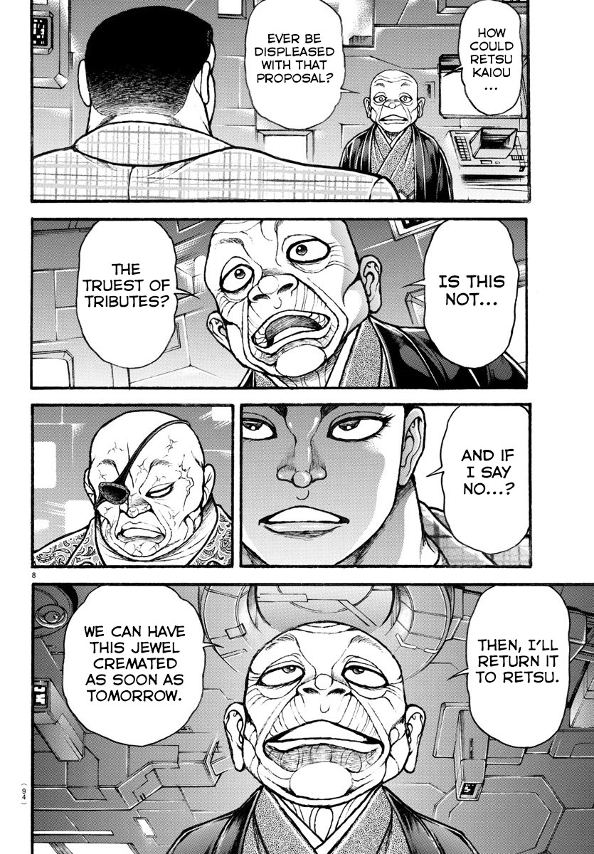 Baki-Dou (2018) Chapter 36 page 8 - Chapter 36: Fighting Alongside Retsu