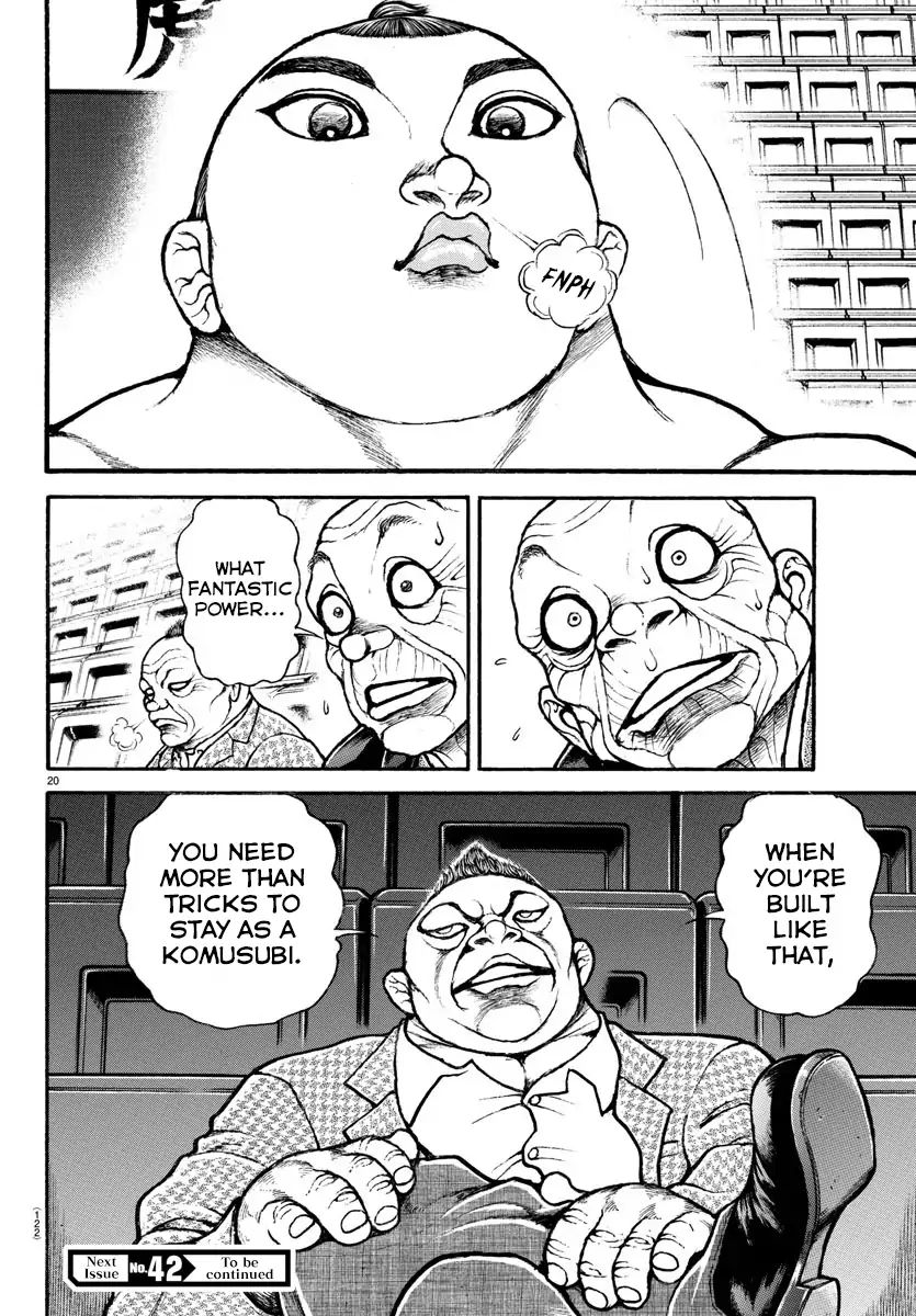 Baki-Dou (2018) Chapter 39 page 21 - Chapter 39: Versus Komusubi Honoo