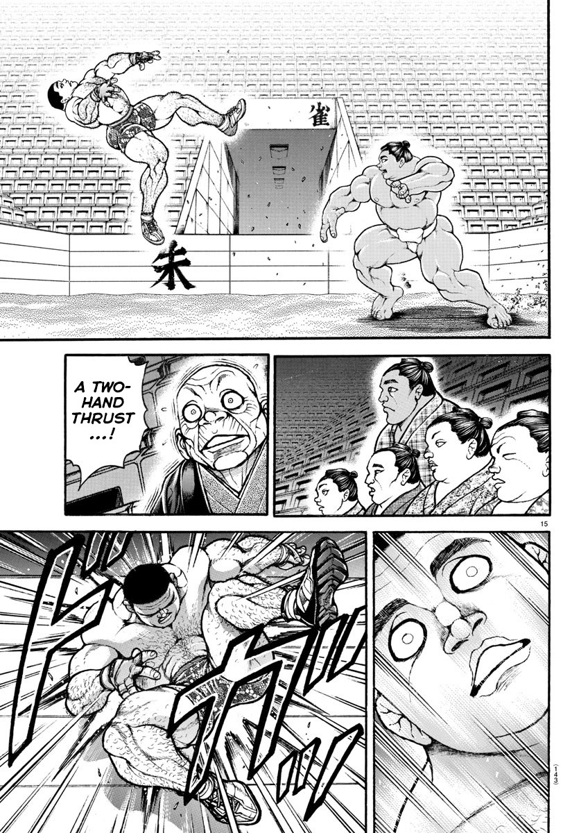 Baki-Dou (2018) Chapter 42 page 15 - Chapter 42: Versus Maegashira Top Shachihoko