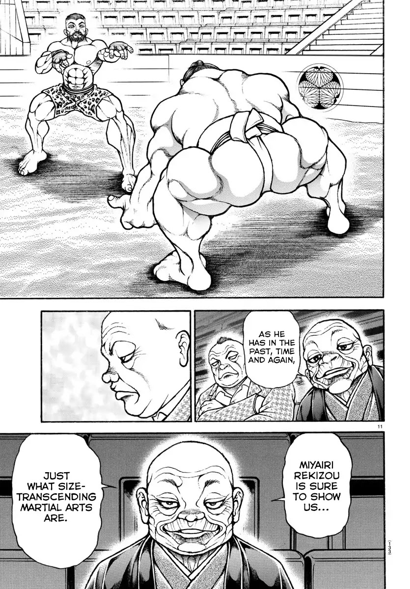 Baki-Dou (2018) Chapter 43 page 11 - Chapter 43: Versus Sekiwake Shishimaru
