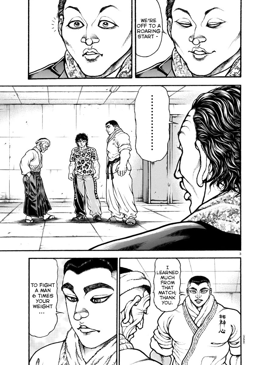 Baki-Dou (2018) Chapter 60 page 3 - Chapter 60: Doppo vs Taketsurugi