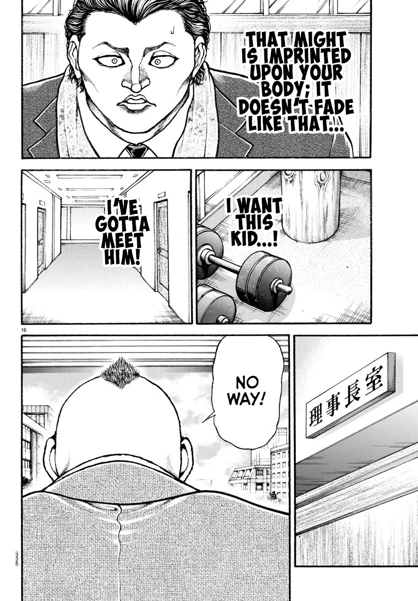 Baki-Dou (2018) Chapter 70 page 16 - Chapter 70: He's That Kid!!!