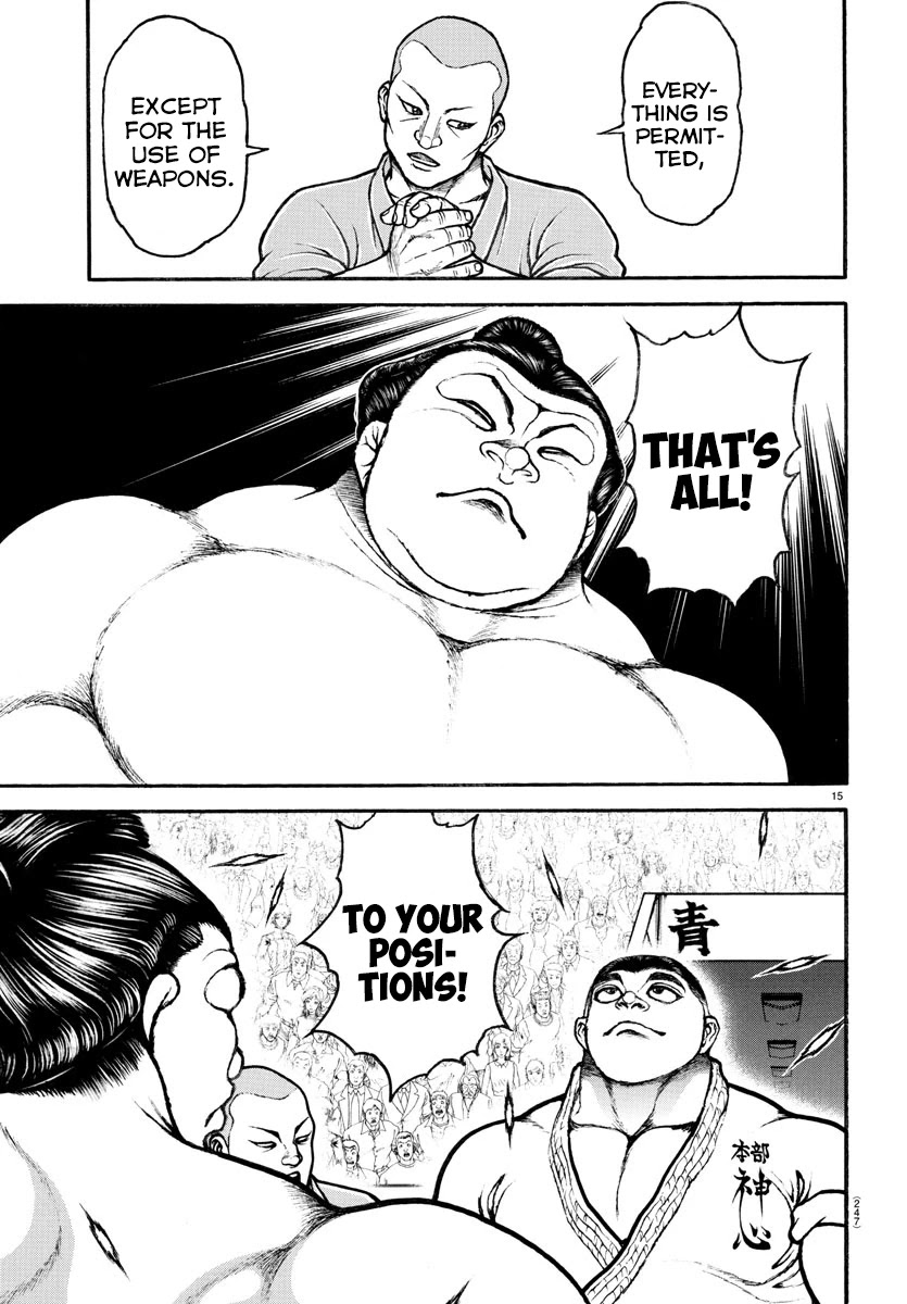 Baki-Dou (2018) Chapter 75 page 14 - Chapter 75: Orochi Katsumi versus Shishimaru