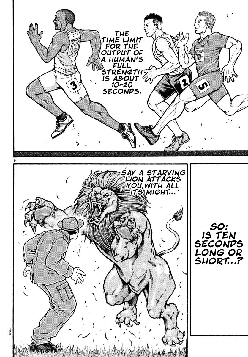Baki-Dou (2018) Chapter 77 page 14 - Chapter 77: The Length of Ten Seconds