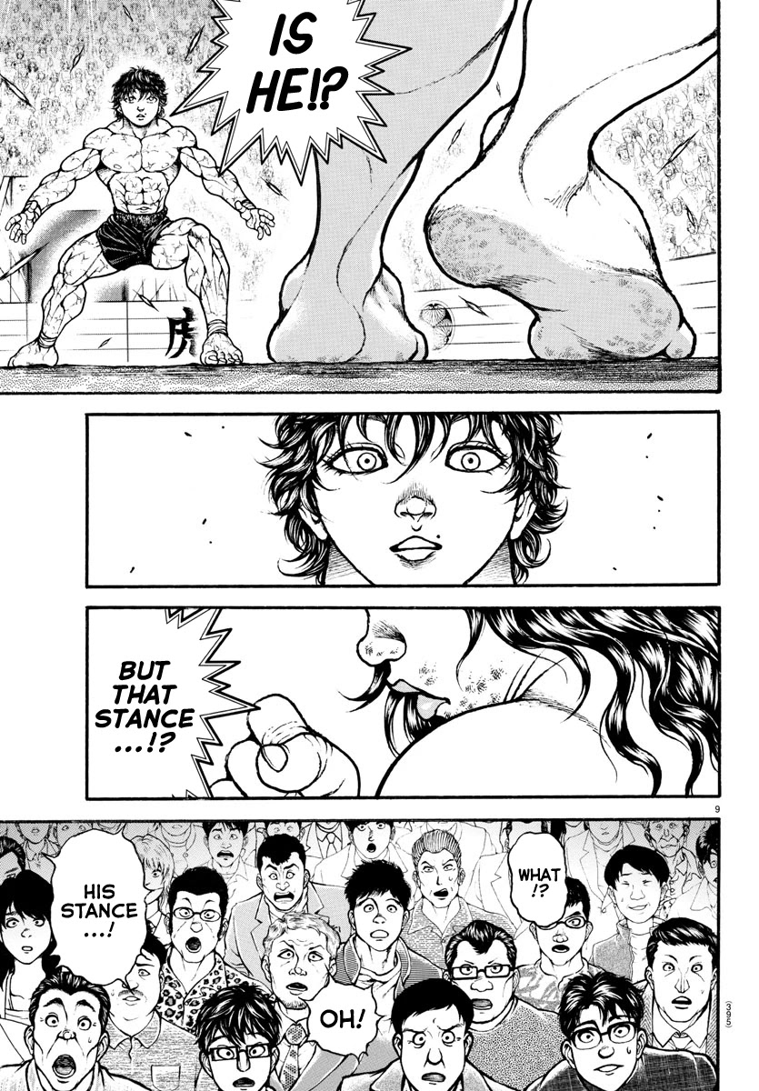 Baki-Dou (2018) Chapter 91 page 9 - Chapter 91: His Opponent's Wheelhouse