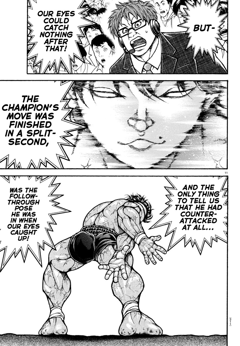 Baki-Dou (2018) Chapter 92 page 11 - Chapter 92: The Conclusion of Baki vs Honoo