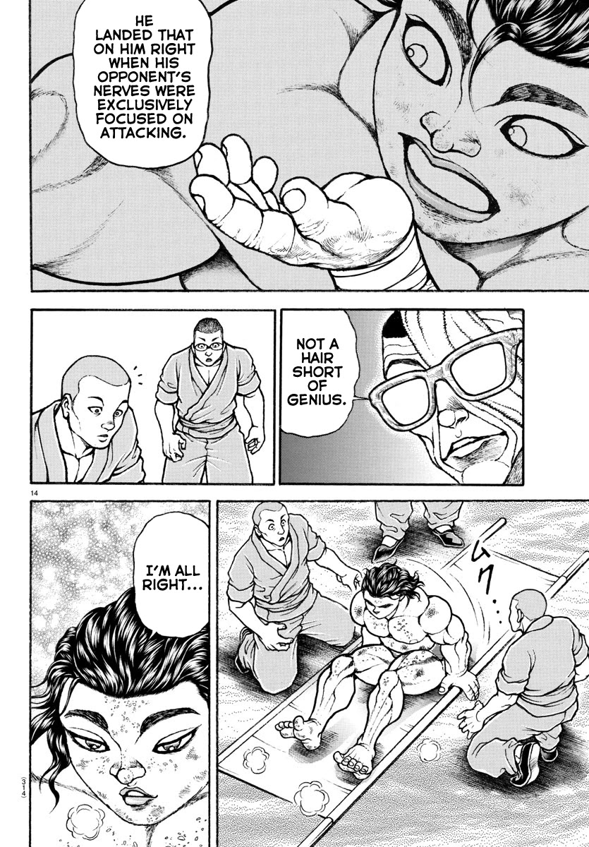Baki-Dou (2018) Chapter 92 page 14 - Chapter 92: The Conclusion of Baki vs Honoo