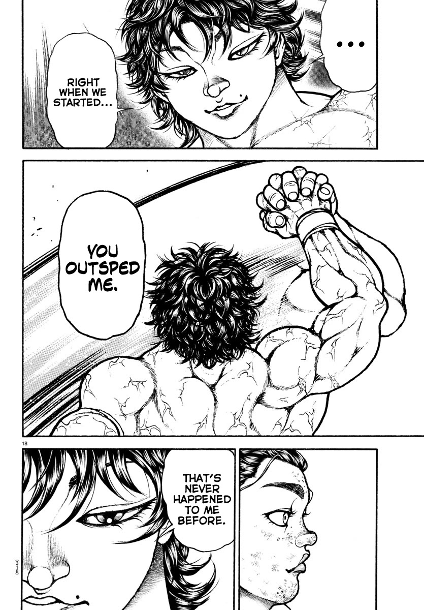 Baki-Dou (2018) Chapter 92 page 18 - Chapter 92: The Conclusion of Baki vs Honoo