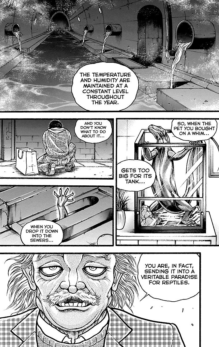Baki Dou Chapter 100 page 4 - Chapter 100 : The Sewers