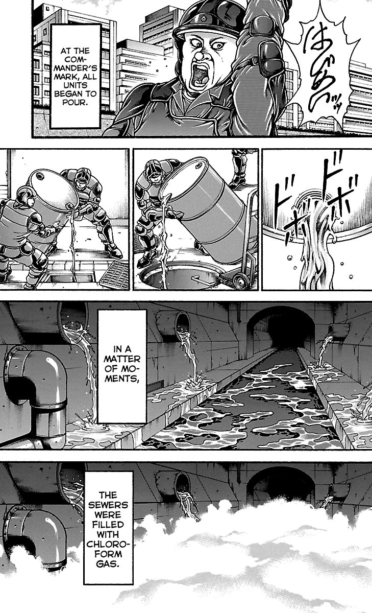 Baki Dou Chapter 100 page 9 - Chapter 100 : The Sewers