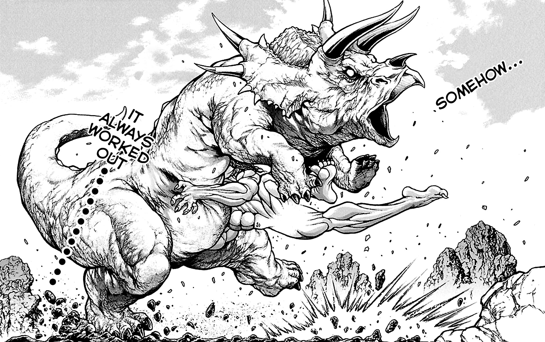 Baki Dou Chapter 105 page 14 - Chapter 105 : This guy too